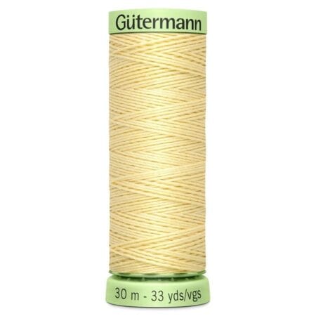 Gutermann Topstitch Thread | 30m | Pale Yellow 325