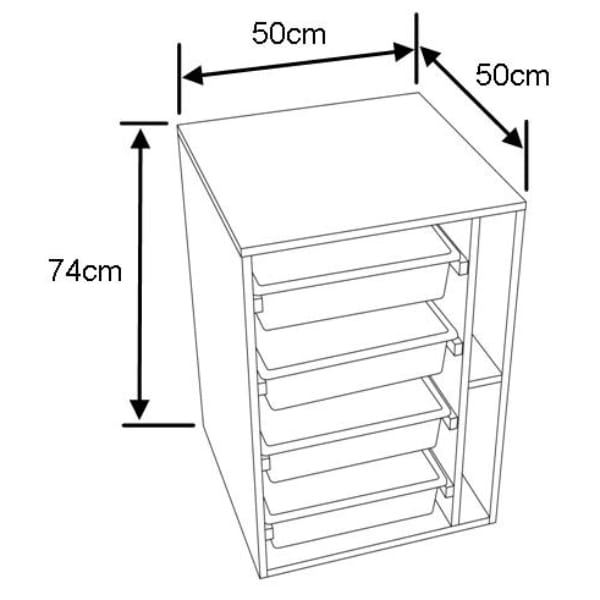 Horn Elements Sewing Table, Drawer & Chest - Image 6