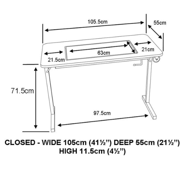 Horn Hide-Away Mk2 Table - Image 6