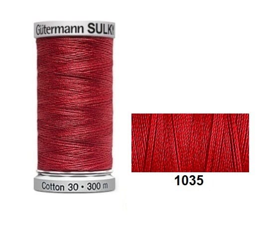 Gutermann Sulky Cotton | 300m | Dark Burgundy 1035