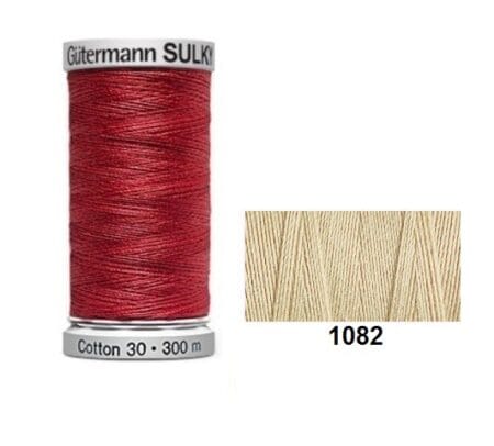 Gutermann Sulky Cotton | 300m | Ecru 1082