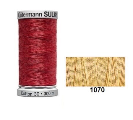 Gutermann Sulky Cotton | 300m | Gold 1070