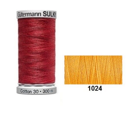 Gutermann Sulky Cotton | 300m | Goldenrod 1024