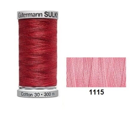 Gutermann Sulky Cotton | 300m | Light Pink 1115