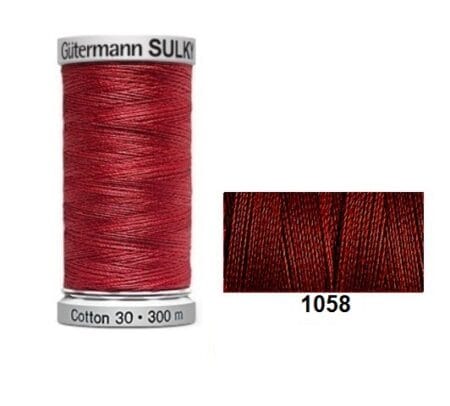 Gutermann Sulky Cotton | 300m | Tawny Brown 1058