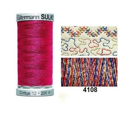 Guterman Sulky Variegated Cotton | 200m | American Antique | 709751_4108