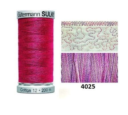 Guterman Sulky Variegated Cotton | 200m | Hydrangea | 709751_4025