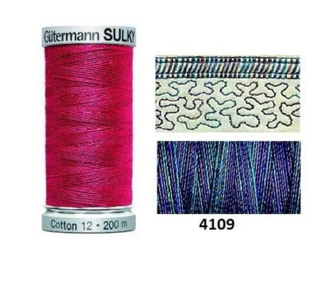 Guterman Sulky Variegated Cotton | 200m | Jeweltones | 709751_4109