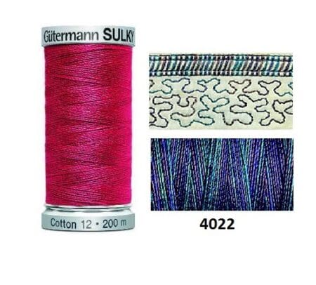 Guterman Sulky Variegated Cotton | 200m | Midnight Sky | 709751_4022