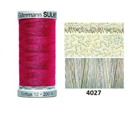 Guterman Sulky Variegated Cotton | 200m | Silver Slate | 709751_4027