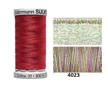 Guterman Sulky Variegated Cotton | 300m | Natural Taupe 4023