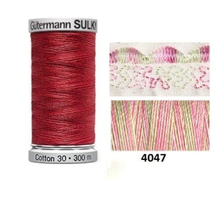 Guterman Sulky Variegated Cotton | 300m | Princess Garden 4047