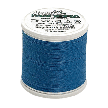Madeira Aerofil Sewing Thread | 100m | No.120 | Blue