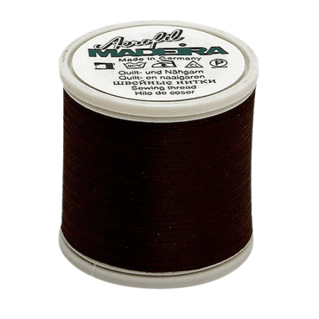 Madeira Aerofil Sewing Thread | 100m | No.120 | Dark Brown