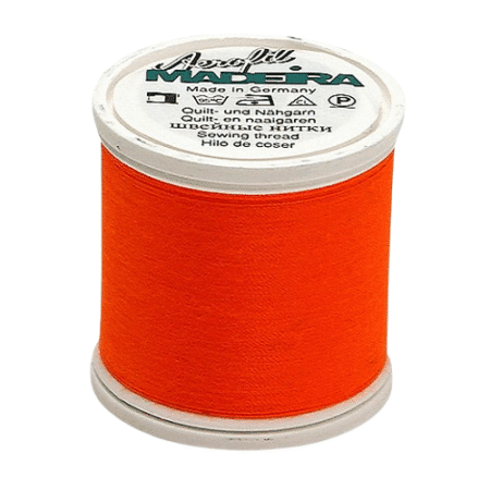 Madeira Aerofil Sewing Thread | 100m | No.120 | Bright Neon Orange
