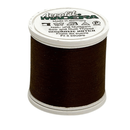 Madeira Aerofil Sewing Thread | 100m | No.120 | Dark Brown