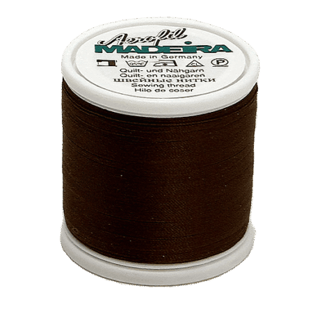 Madeira Aerofil Sewing Thread | 100m | No.120 | Dark Brown