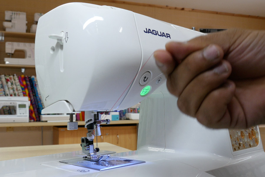 Easy threading Jaguar sewing machines