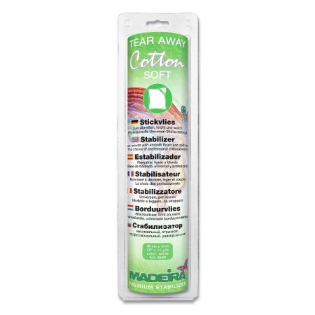 Madeira Cotton Soft Tear Away Stabiliser White