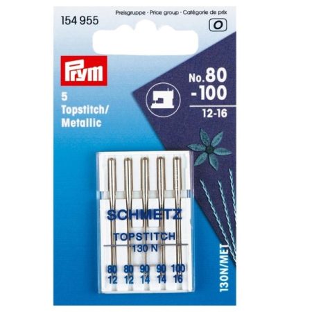 Prym Assorted Top Stitch Needle 80-100