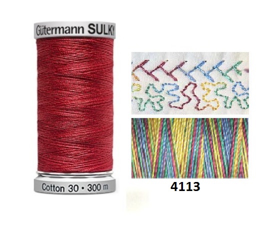 Guterman Sulky Variegated Cotton | 300m | Country 4113