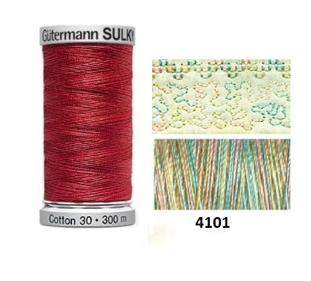 Guterman Sulky Variegated Cotton | 300m | Easter Eggs 4101