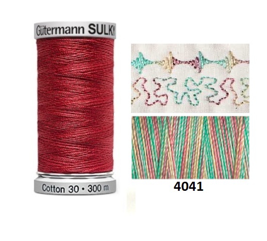 Guterman Sulky Variegated Cotton | 300m | Fiesta 4041