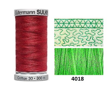 Guterman Sulky Variegated Cotton | 300m | Summer Grass 4018