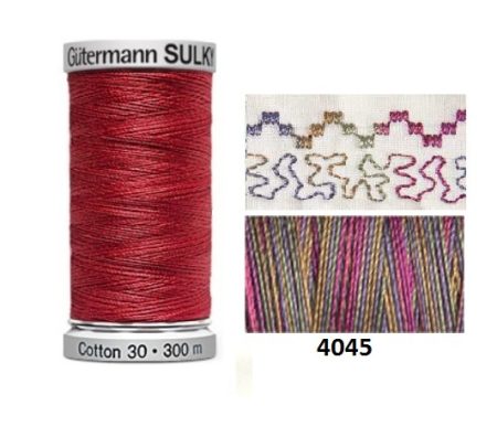 Guterman Sulky Variegated Cotton | 300m | Summer Nights 4045