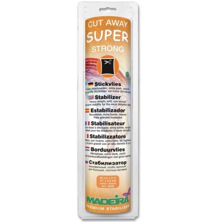 Madeira Super Strong Cut Away Stabiliser Black