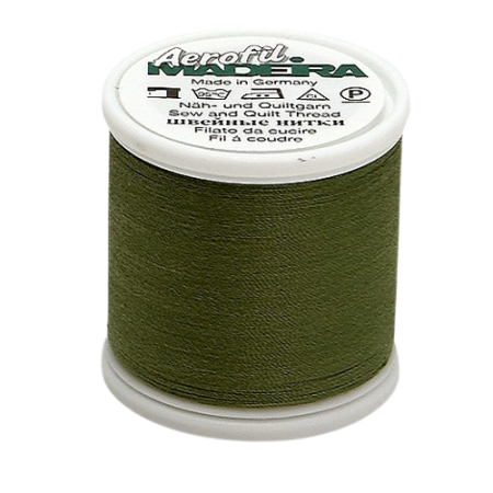 Madeira Aerofil Sewing Thread | 100m | No.120 | Olive