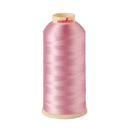 Marathon 1021 | Viscose Rayon Embroidery Thread 1000m | Light Pink