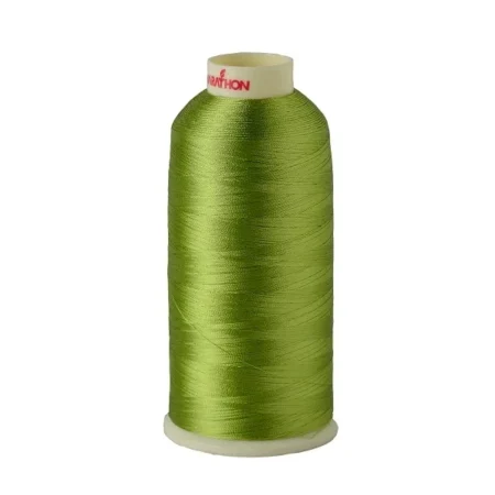 Marathon 1122 | Viscose Rayon Embroidery Thread 1000m | Antique Green