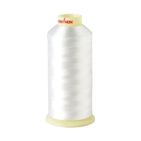 Marathon 1179 | Viscose Rayon Embroidery Thread 1000m | White