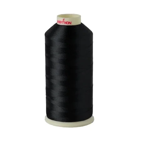 Marathon 1180 | Viscose Rayon Embroidery Thread 1000m | Black
