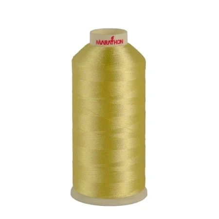 Marathon 1004 | Viscose Rayon Embroidery Thread 1000m | Yellow