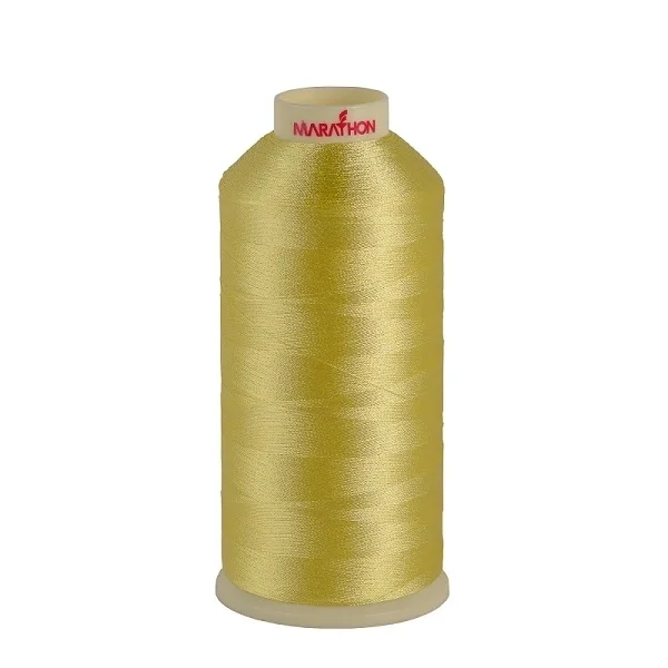 Marathon 1004 | Viscose Rayon Embroidery Thread 1000m | Yellow